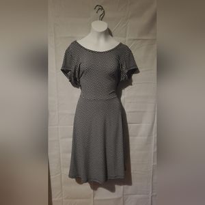 Michael michael Kors Midi cheveron dress size Medium